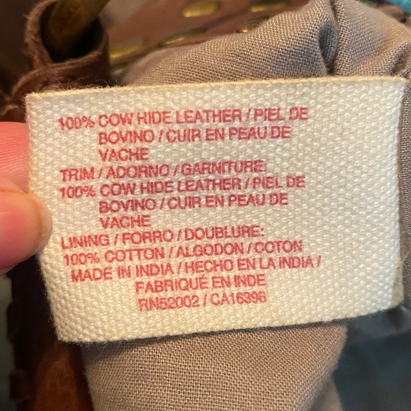 Lucky Brand Turquoise Hobo Shoulder Bag - Picture 13 of 13